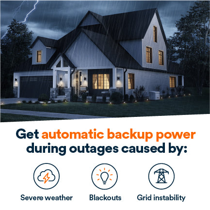 Generac Standby Generator, 14kW Bundled with Transfer Switch