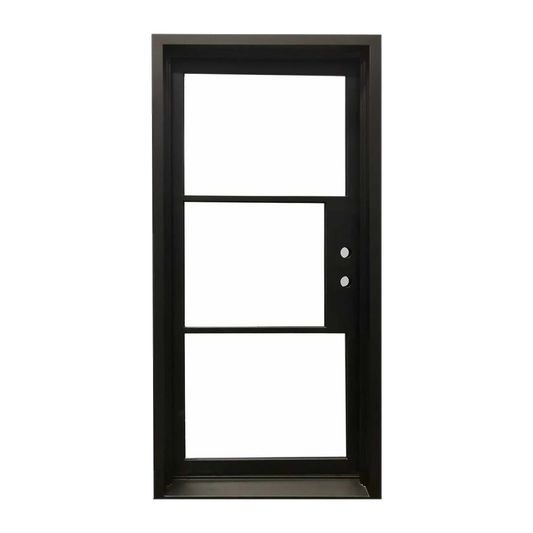 2/8x6/8 Wrought Iron Prehung Front Door