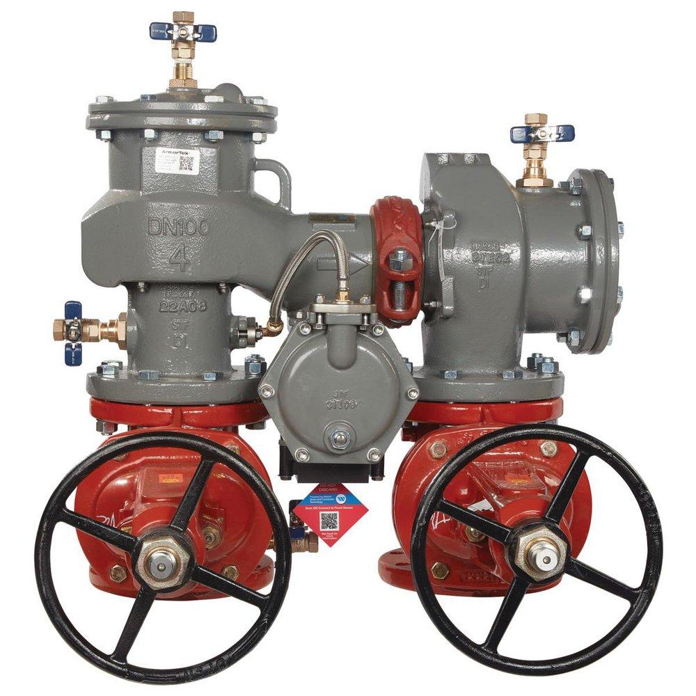 FEBCO LF880V-FS 6. Ductile Iron Flanged Reduced Pressure Zone Assembly with OS & Y Gate Valves and Flood Sensor