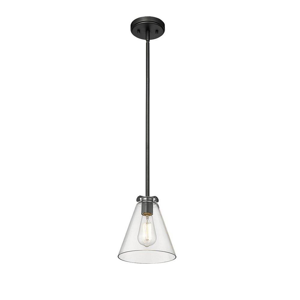 Millennium Lighting Aliza 1-Light Mini-Pendant Light in Matte Black
