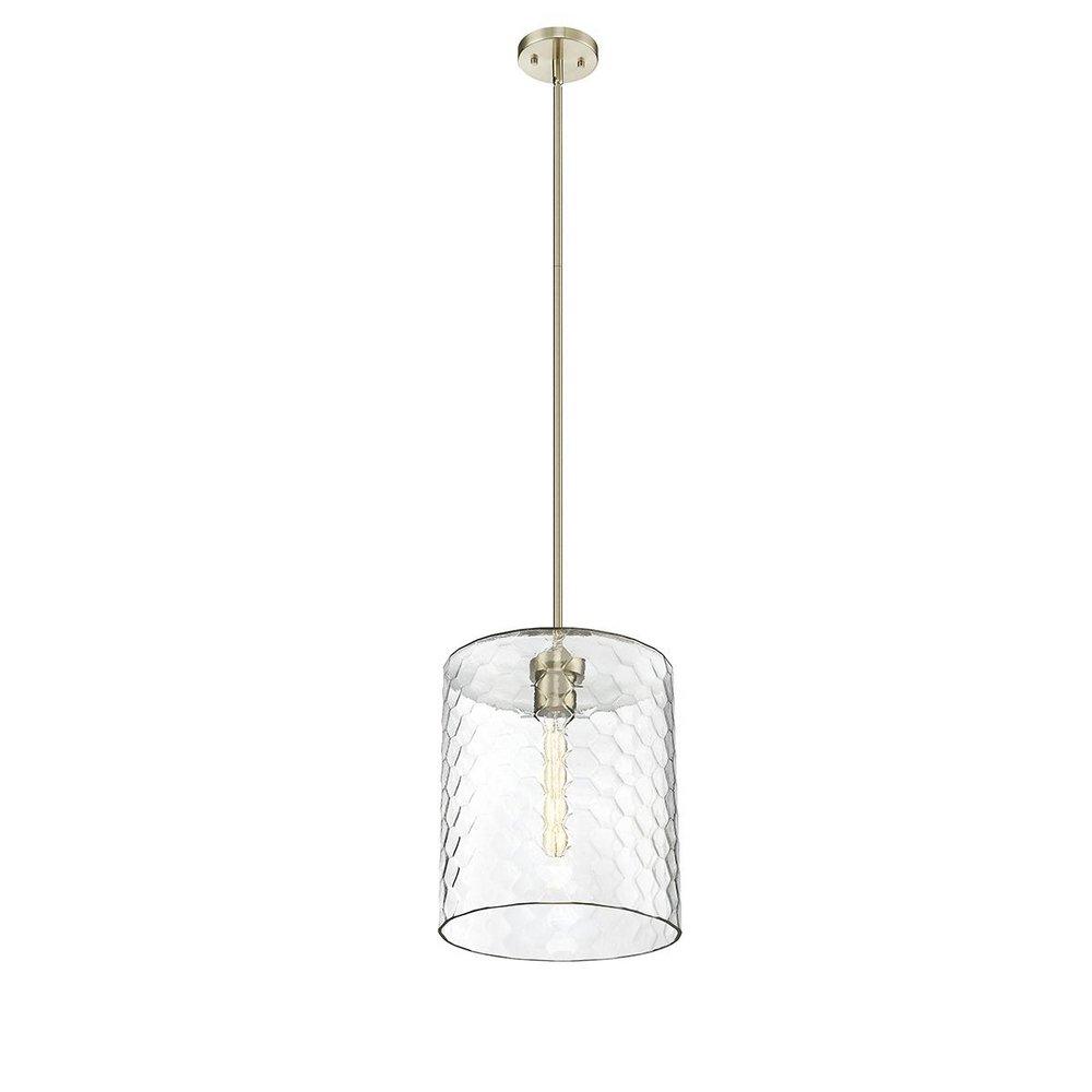 Millennium Lighting Ashli 1-Light Pendant Light in Modern Gold