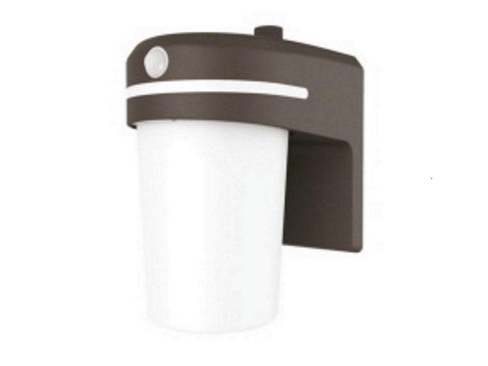 60W Dusk to Dawn LED Entry Light in Bronze