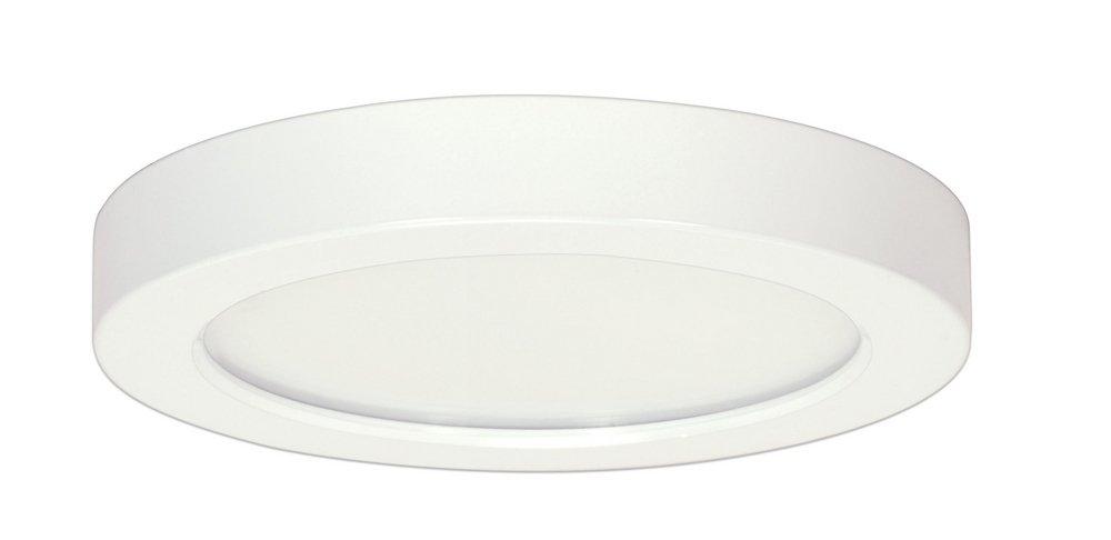 NUVO Blink Pro 9 in x 67/100 in. 13W 1-Light Integrated LED Flush Mount Ceiling Fixture in White