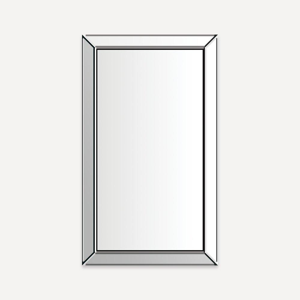 Robern Murray Hill 24 x 41 in. Recessed and Surface Mount Medicine Cabinet in Chrome