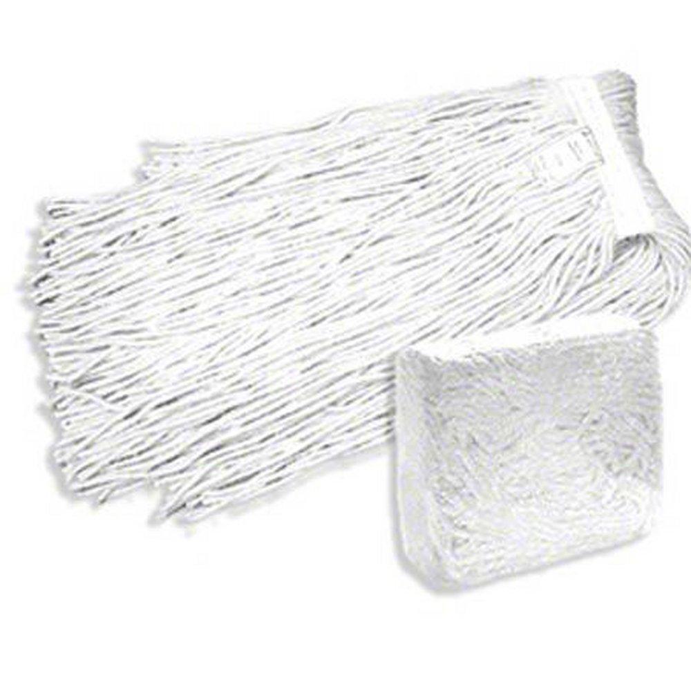 16 oz. Reinforced Plastic and Synthetic Fiber Mop in White (Case of 12)