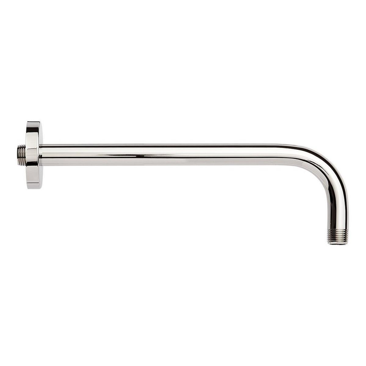 Signature Hardware Elita Pressure Balanced Shower Only Trim Package in Polished Nickel with Cross Handle - Includes Valve