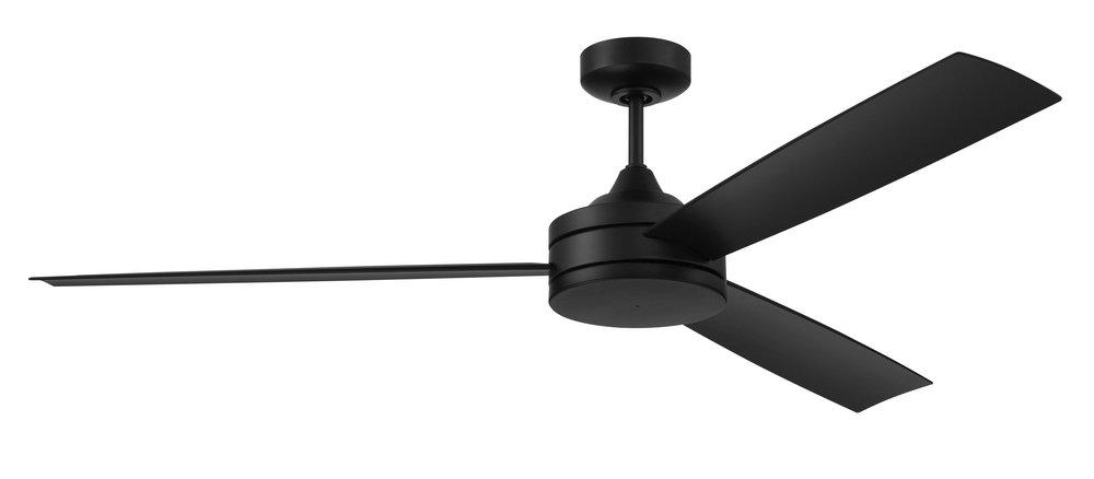 Craftmade Inspo 62 in. 3-Blade Indoor/Outdoor Ceiling Fan in Flat Black