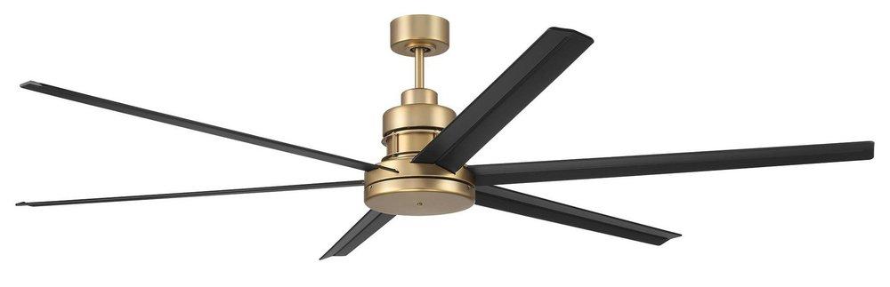 Craftmade Mondo 72 in. 6-Blade Indoor Ceiling Fan in Satin Brass