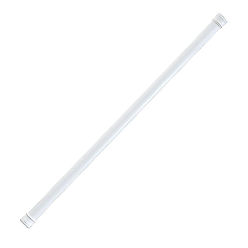 36-63 in. Adjustable Spring Tension Rod in White