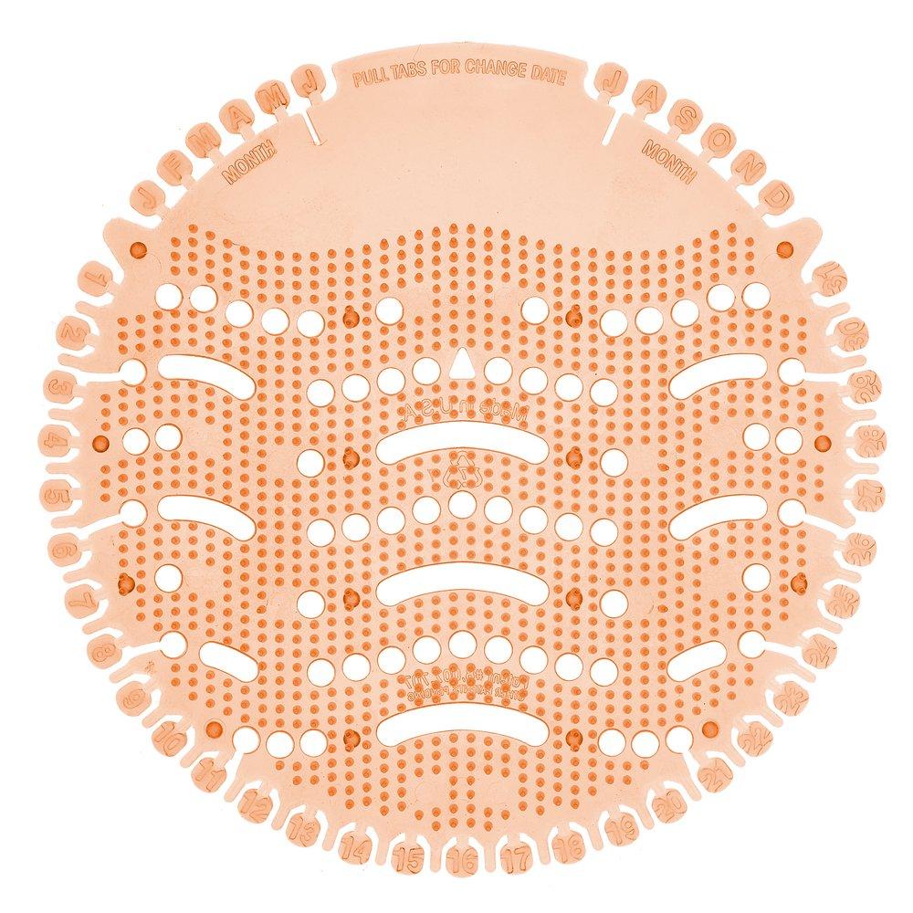 Fresh Products Wave 1.5 30-Day Urinal Screen in Mango (Box of 10, Case of 6)