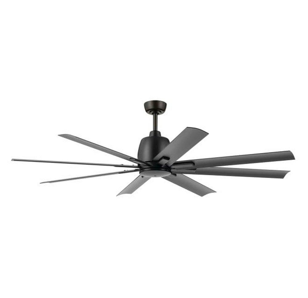 Kichler Lighting Breda 52in. Indoor 5-Blade Satin Black Ceiling Fan