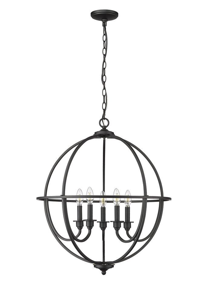 Millennium Lighting Artemis 5-Light Chandelier Ceiling Light in Matte Black