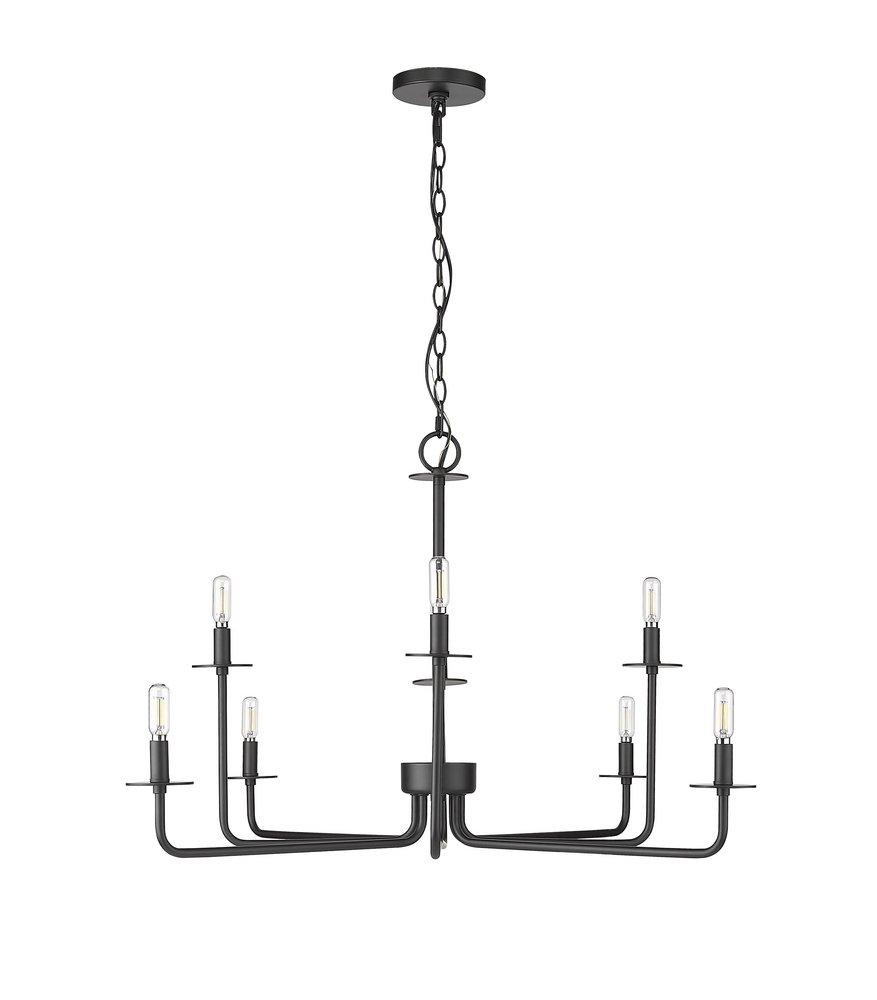 Millennium Lighting Marceline 8-Light Chandelier Ceiling Light in Matte Black