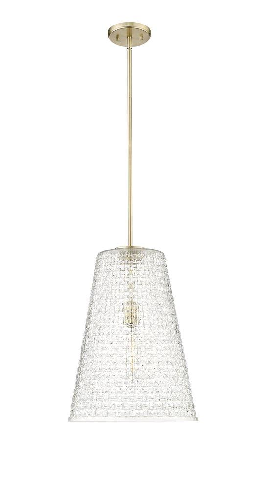 Millennium Lighting Saben 1-Light Pendant Light in Modern Gold