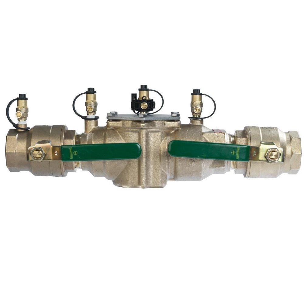Watts LF007 Series 2 in. Double Check Valve Assembly with Quarter-Turn Ball Valve