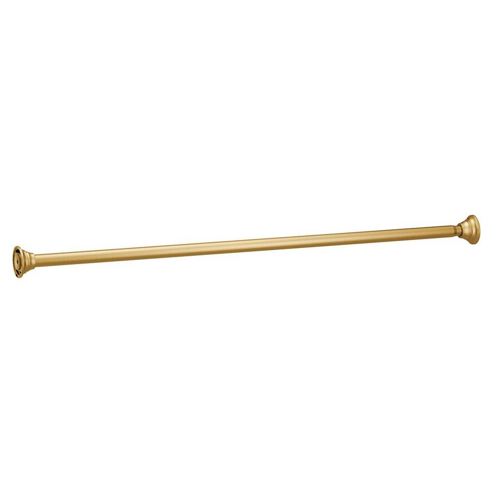 Tension Shower Rod in Brushed Gold