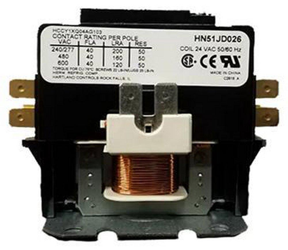 Carrier Corporation HCC Series 40A 208/230V Single Phase Contactor