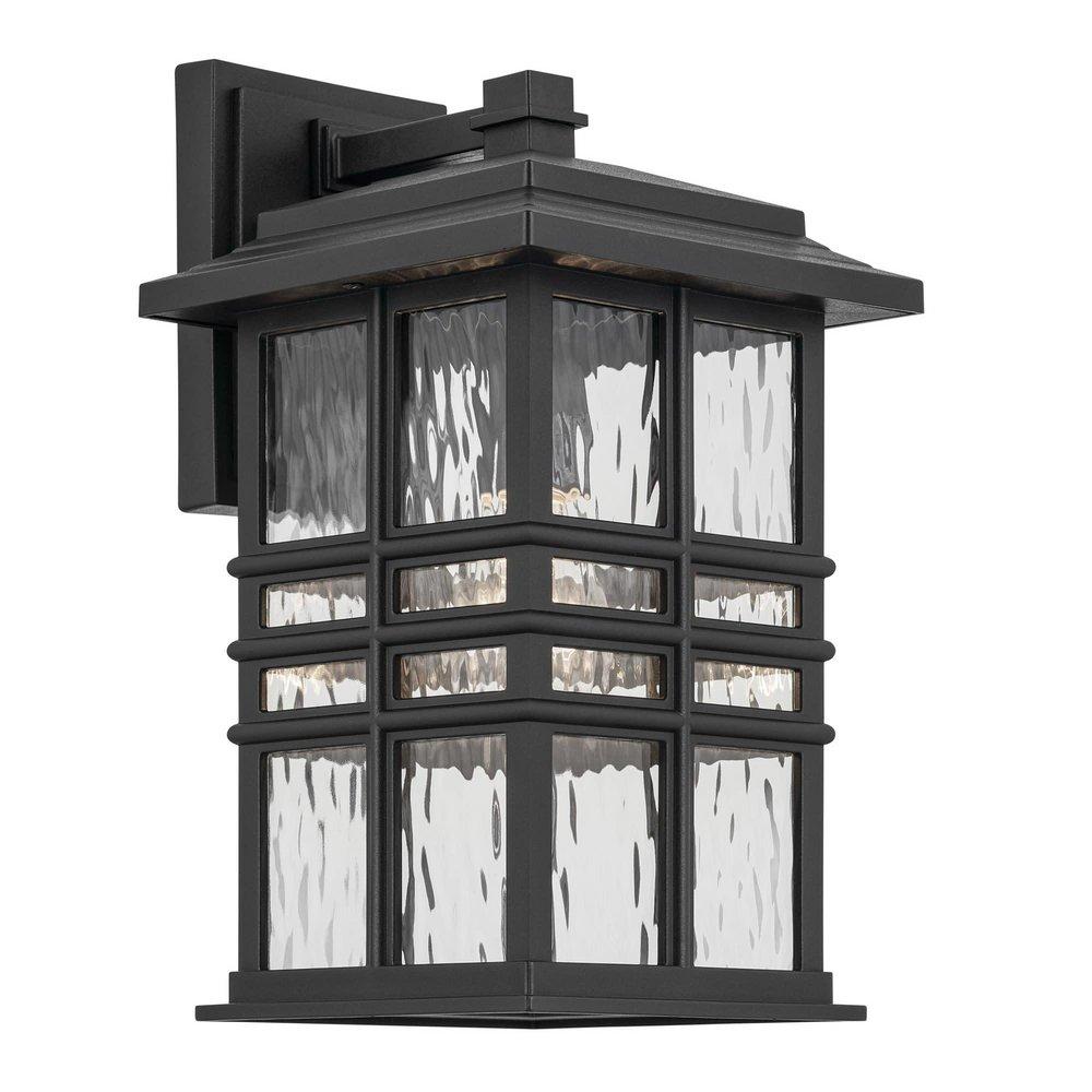 Kichler Lighting Beacon Square 100W 1 Light 14.25" Outdoor Wall Sconce in Textured Black