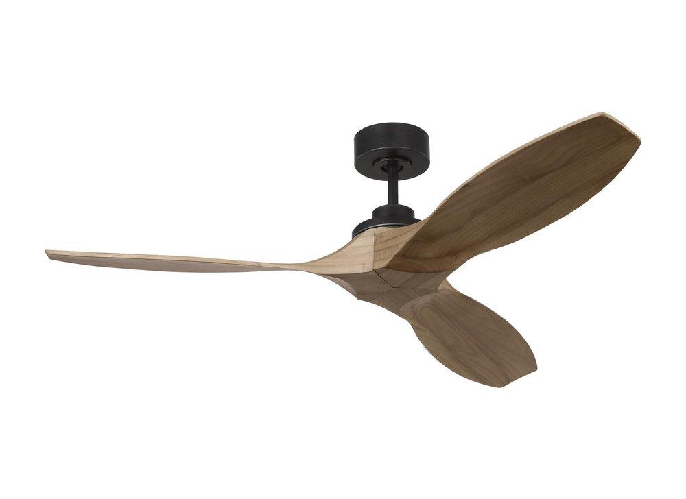 Visual Comfort & Co. Fan Collins Smart 52in. 3-Blade Indoor Smart Ceiling Fan in Midnight Black