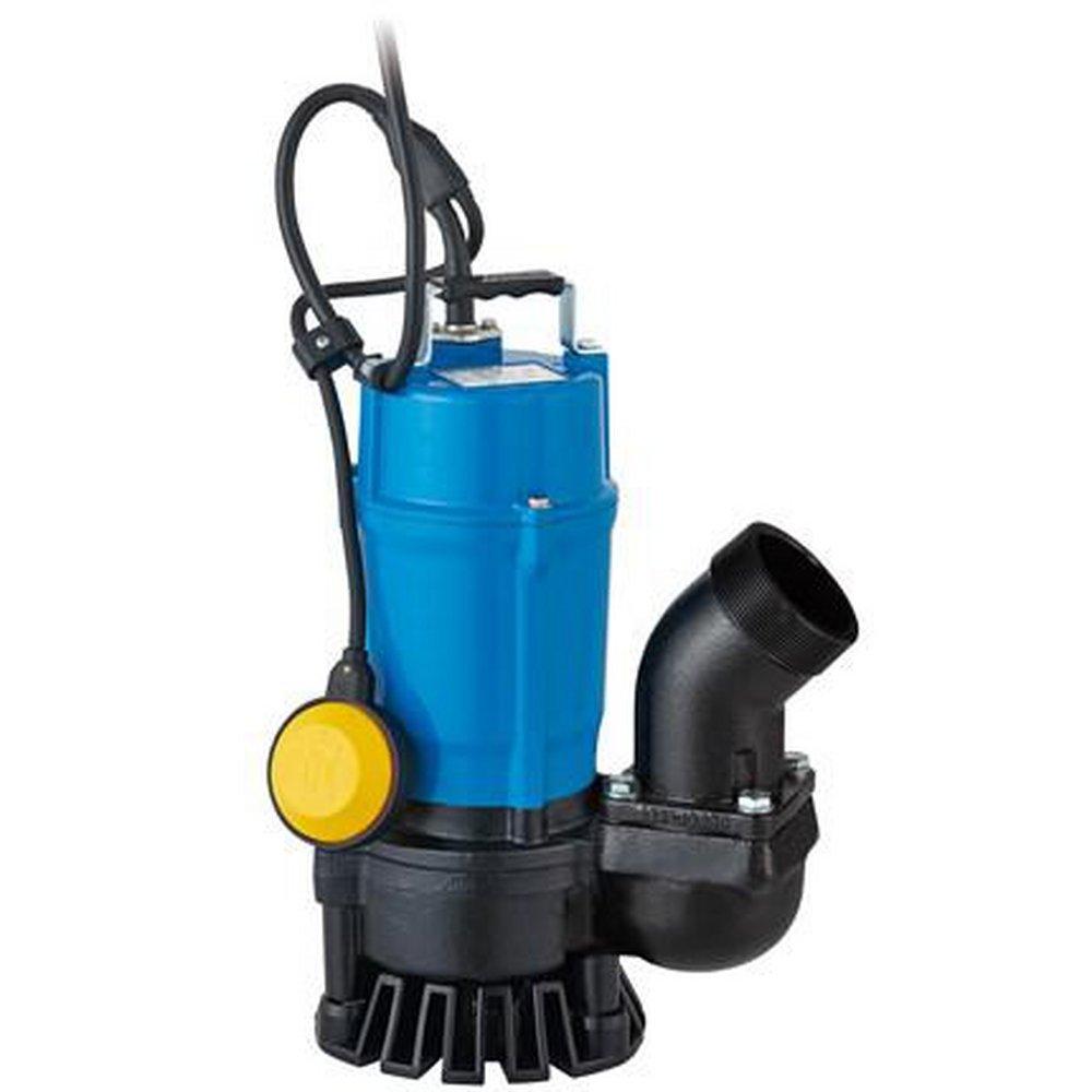 Tsurumi Pump HS Series 3 in. 1HP High Volume Submersible Trash Pump with Float Switch