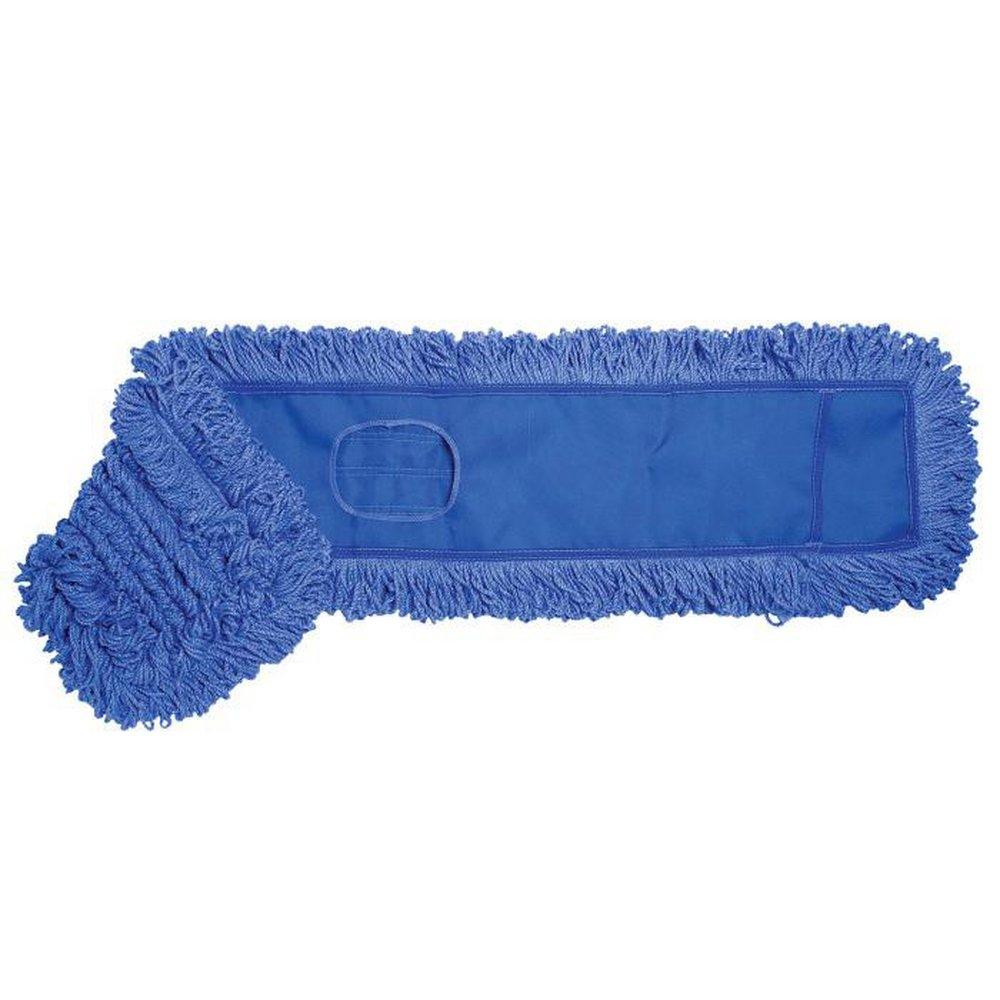 5 x 24 in. Microfiber Loop-End String Dust Mop in Blue