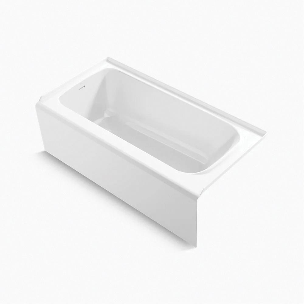 KOHLER Avec™ 60 x 30 in. Soaker Alcove Bathtub with Left Drain in White