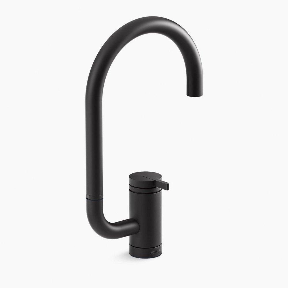KOHLER Components® Single Handle Bar Faucet in Matte Black