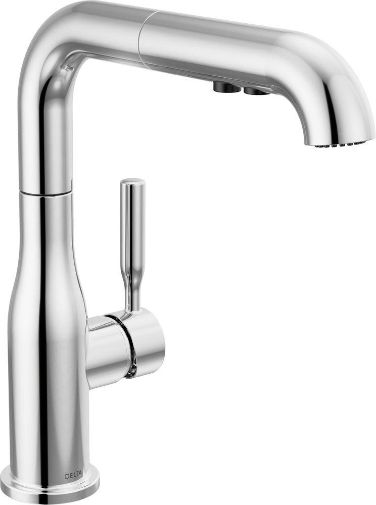Delta Faucet Almari Single Handle Pull Out Kitchen Faucet in Chrome