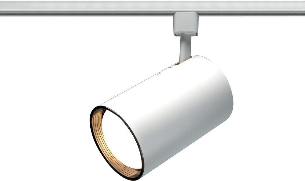 75W Track Light Head - R30 Straight Cylinder - White Finish