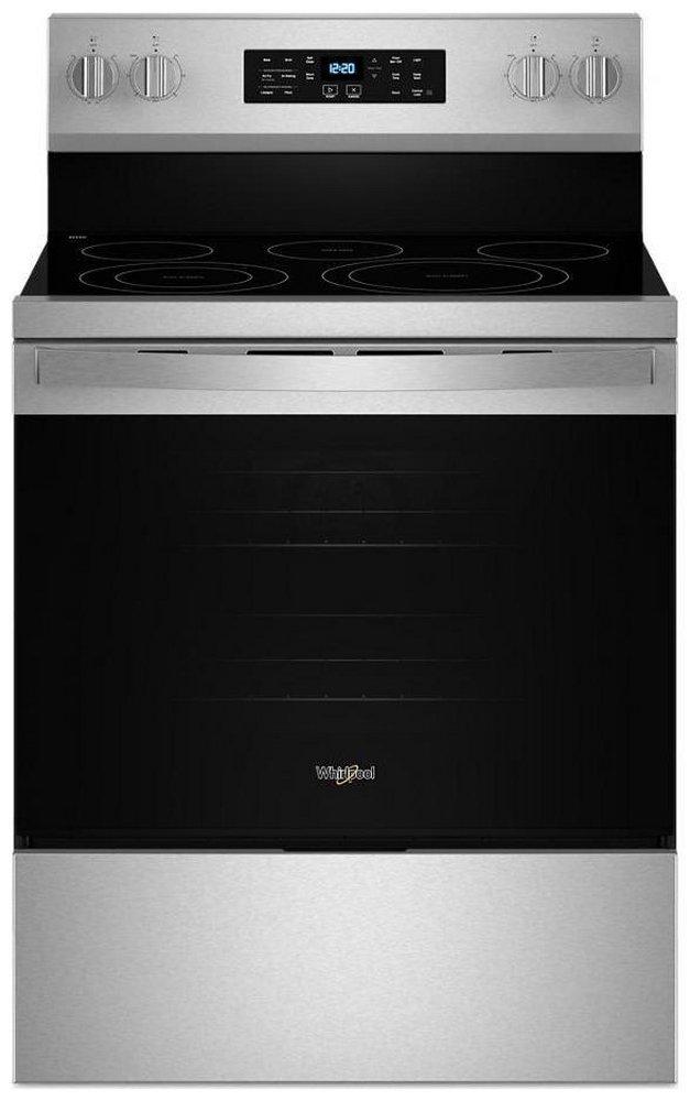 30 in. 4-Burner Electric Freeestanding Range with Air Cooking Technology in Fingerprint Resistant Stainless Steel