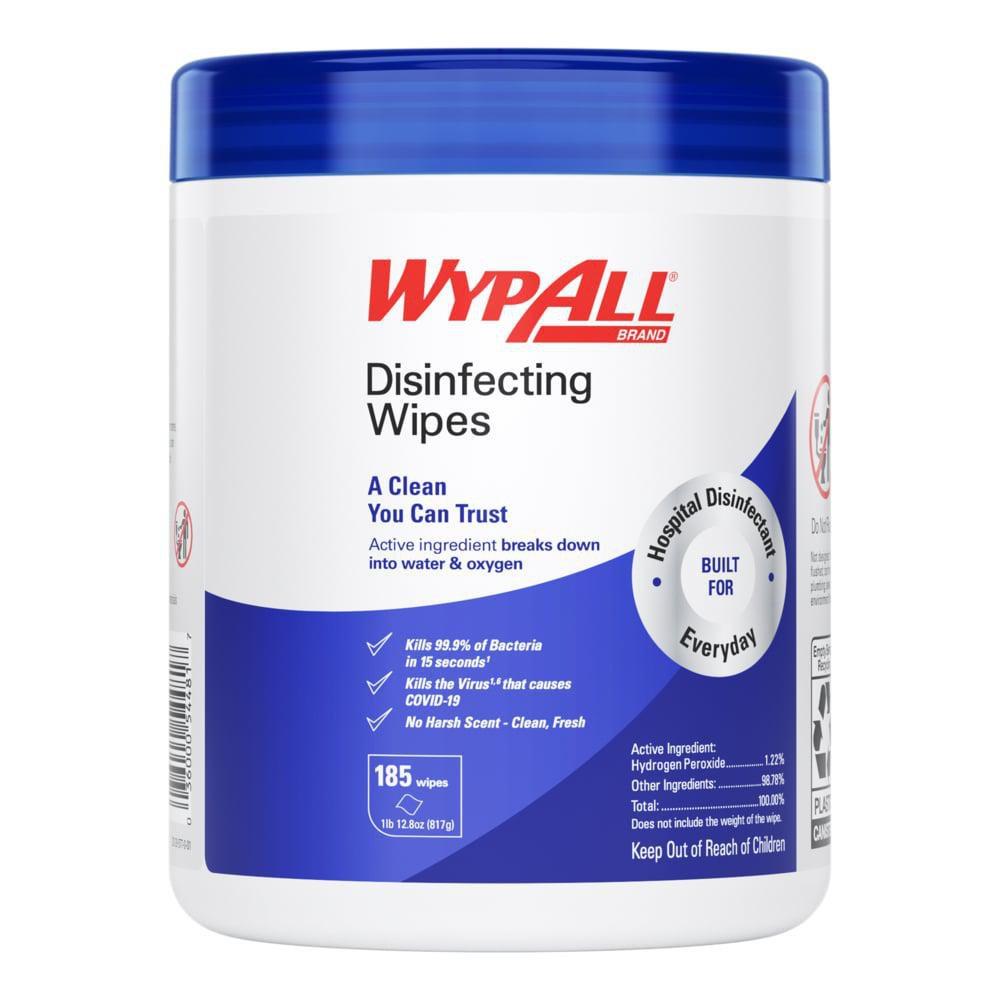WypAll® CriticalClean™ Disinfecting Wipes (185 sheets each, Pack of 3)