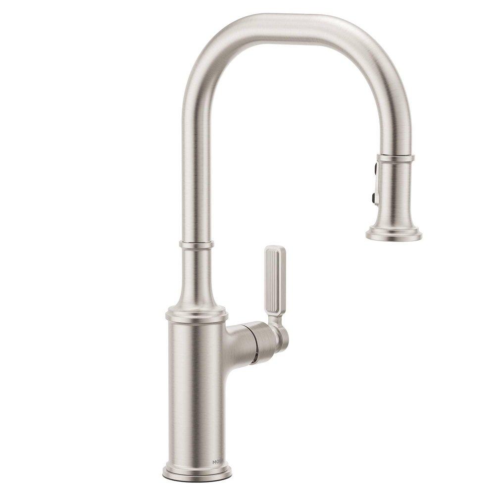 Moen Smyth Single Handle Pull Down Kitchen Faucet in Spot Resist Stainless