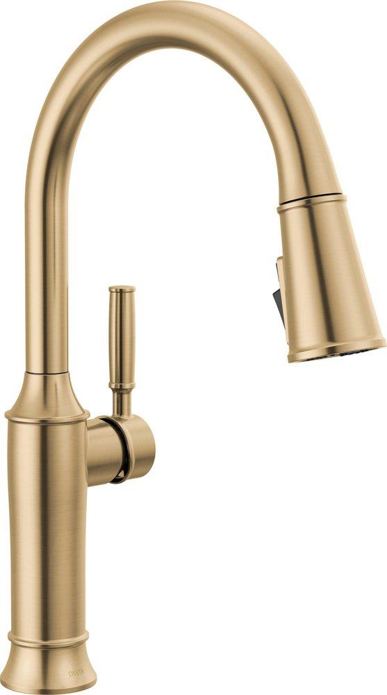 Delta Faucet Renaldi Single Handle Pull Down Kitchen Faucet in Arctic Stainless