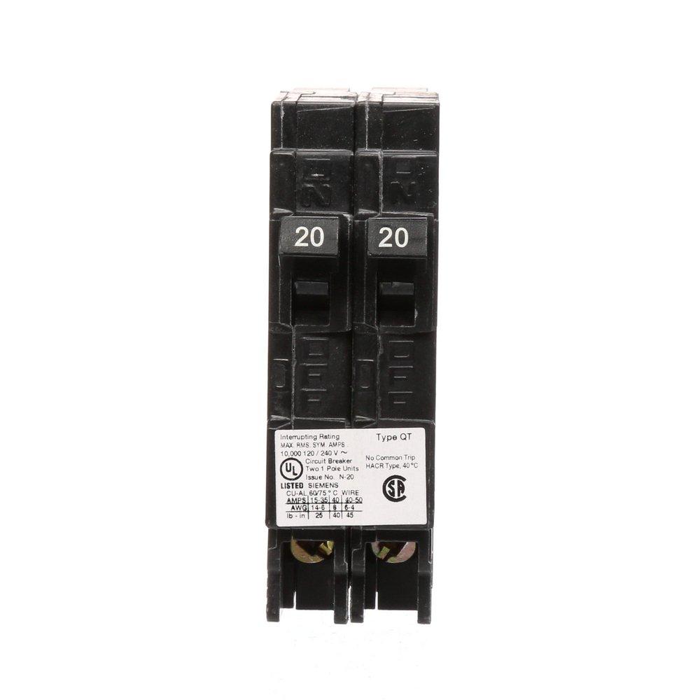 20 Amp 2-Pole QUAD Breaker