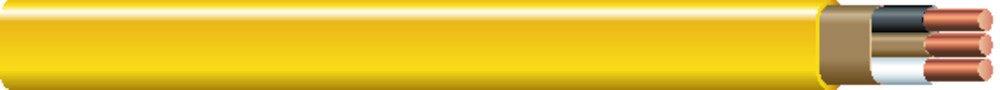 50 ft. 10 ga 2-Conductor Solid Copper NM-B Cable in Orange