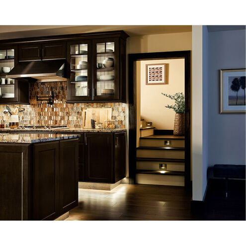 Step And Hall 120V 120 1.38 watt Brushed Nickel LED Step Lights