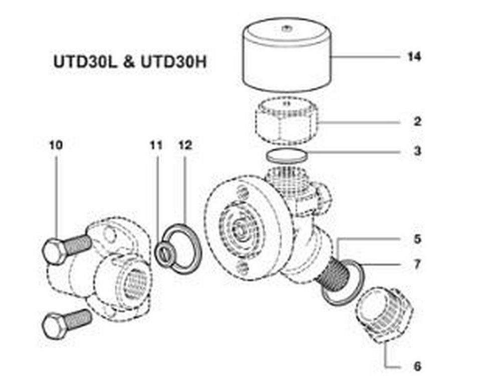 TD42L/H Thermodynamic Steam Trap Insulating Cover, (Old Style), F