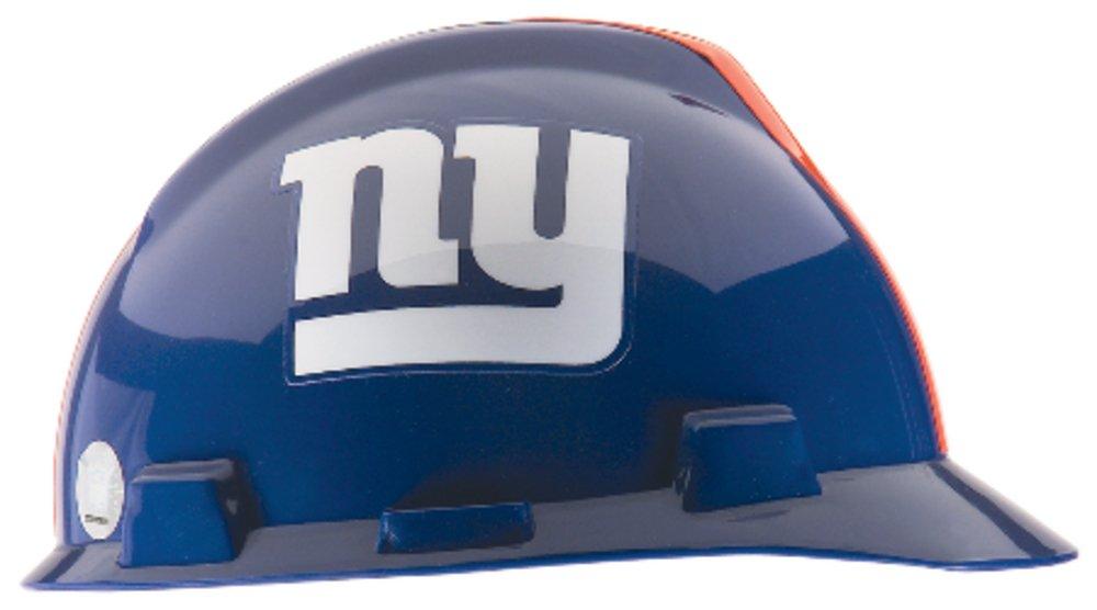 MSA Safety Company V-Gard® NFL New York Giant Hard Hat in Blue and White