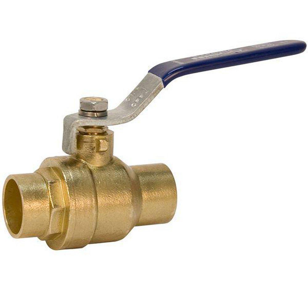 NIBCO S-FP-600A 2-1/2 in. Forged Brass Full Port Solder 400# Ball Valve