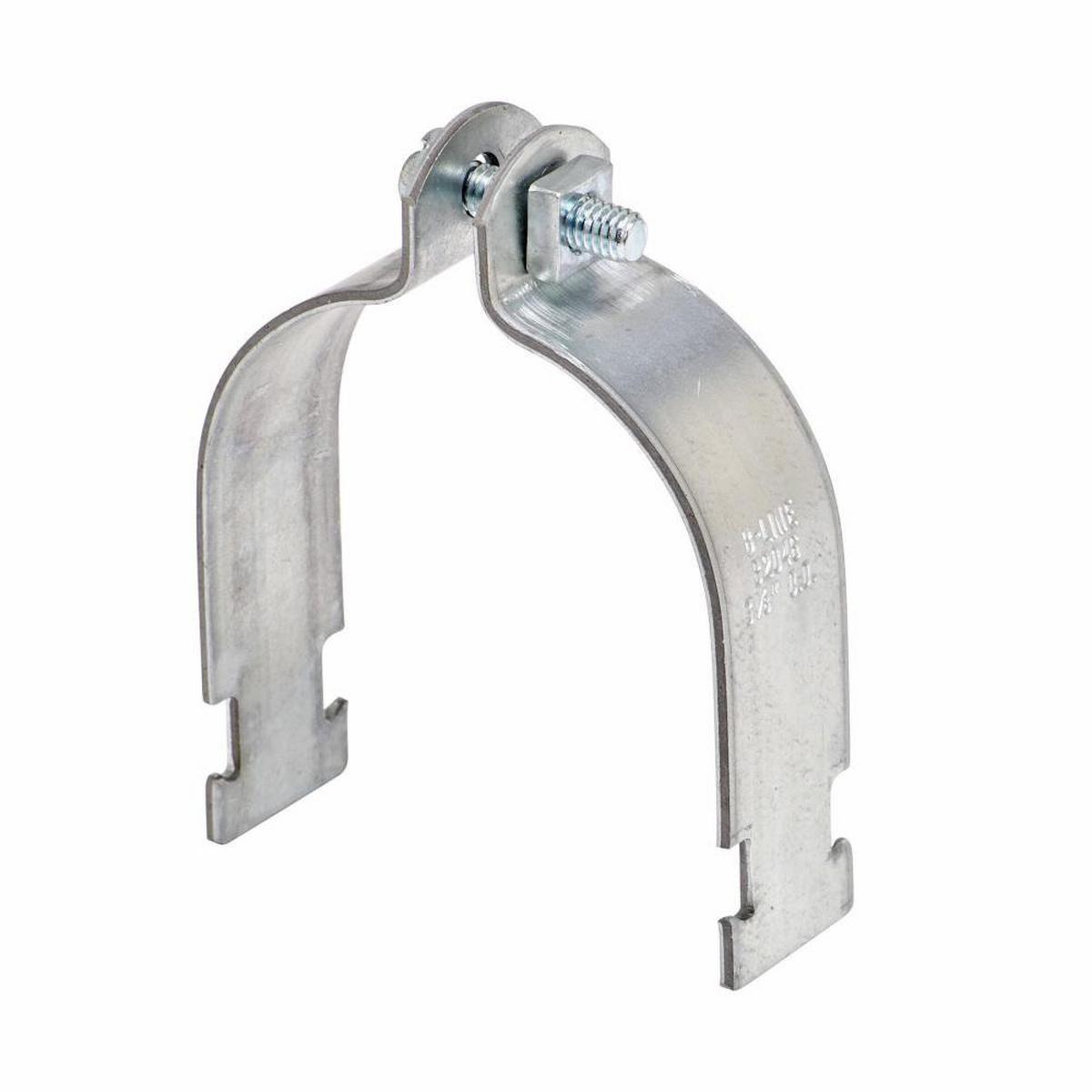 Eaton B-Line Series B2000 Series 3 in. 12 ga Electro Plated Zinc Steel Strut Pipe Clamp