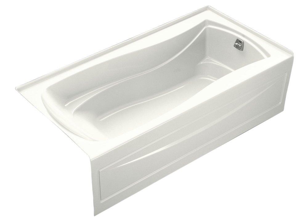 KOHLER Mariposa® 72 in. x 36 in. Soaker Alcove Bathtub with Right Drain in White