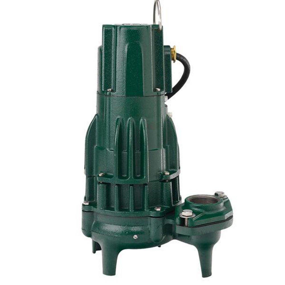 Zoeller Pump Co Waste-Mate 2 HP 230V Non Automatic Cast Iron Effluent Pump with 20 ft. Cord