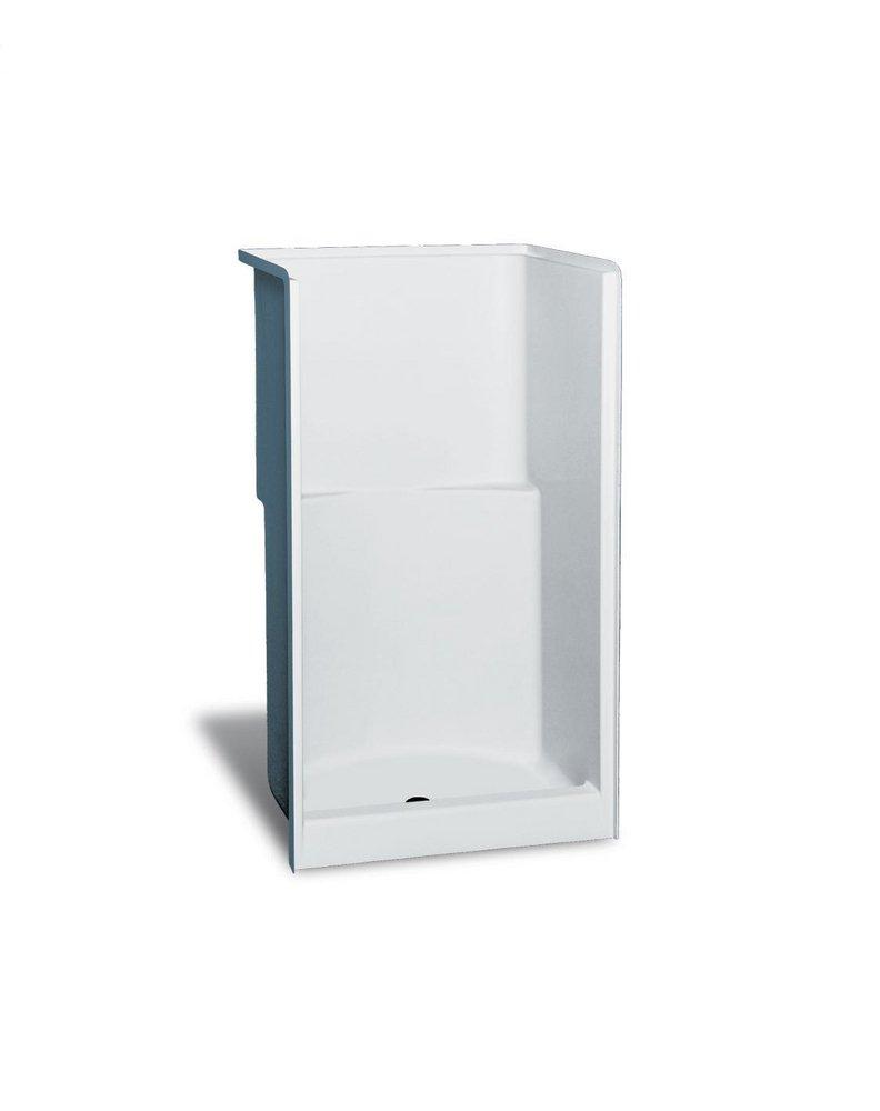 42 x 35-1/4 x 72 in. Alcove Shower Unit in White