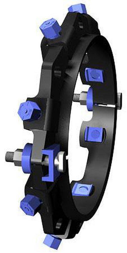 EBAA Iron MEGALUG® Series 1100SDB 6 in. Split Ductile Iron Restraint with Blue Plate