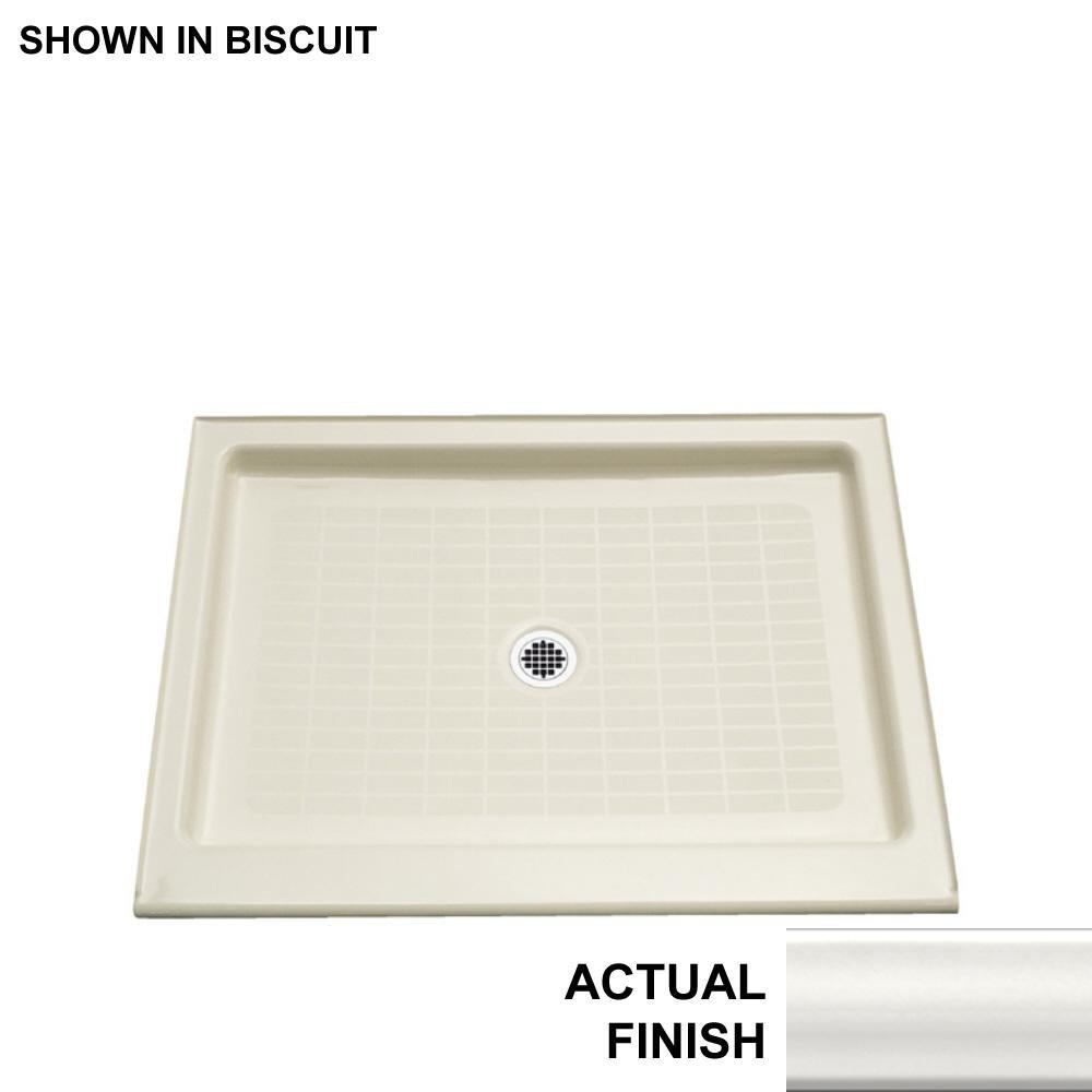 KOHLER Purist® 48 in. x 36 in. Shower Base with Center Drain in White