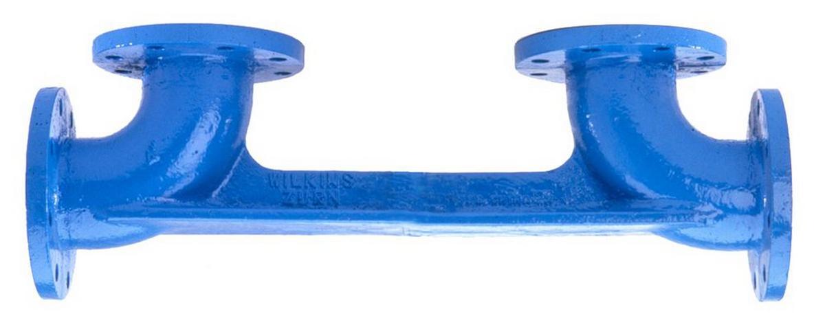 Zurn Wilkins Model MJS Mechanical Joint 8 in. Epoxy Coated Ductile Iron BFP Valve Setter