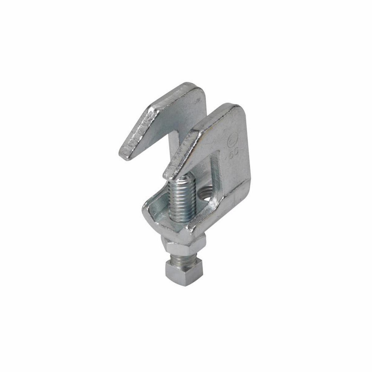 Eaton B-Line Series Fig 66 3/8 in. Plain Steel Reversible Beam Clamp