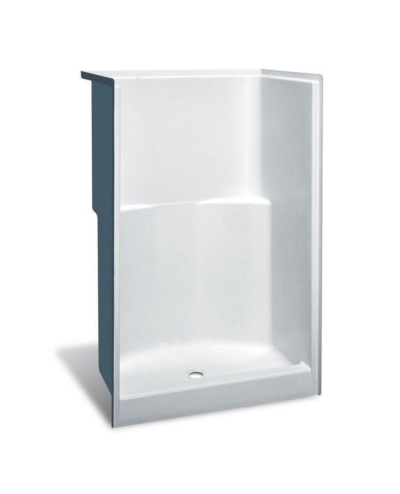 48 x 35-1/4 x 72 in. Alcove Shower Unit in White