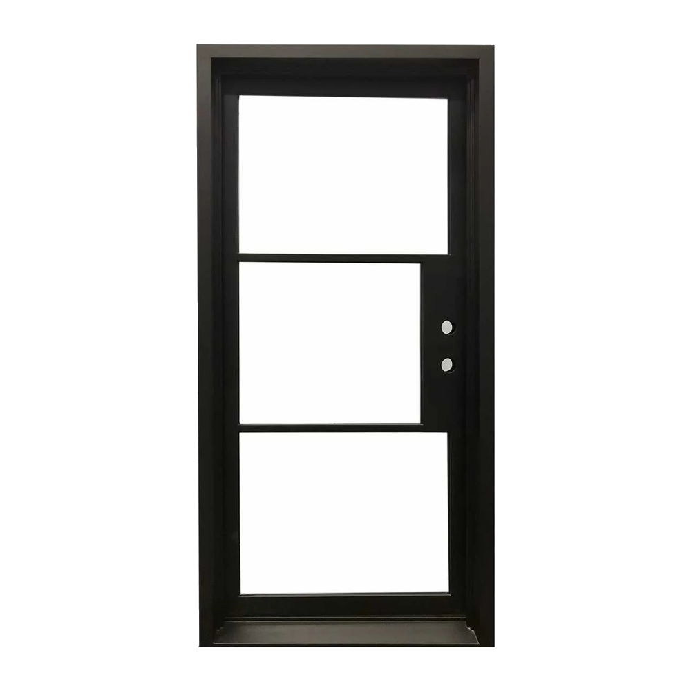 2/8x6/8 Wrought Iron Prehung Front Door