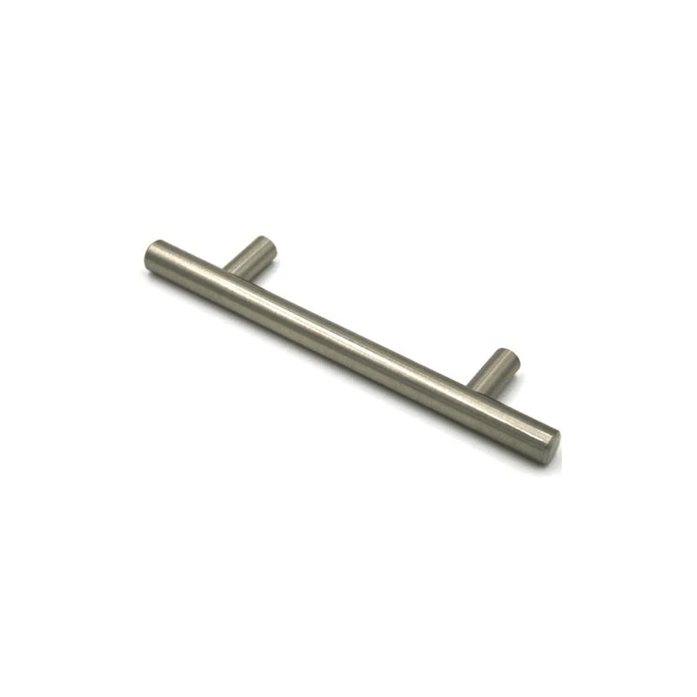 3-3/4 in Round Cabinet Pull in Satin Nickel